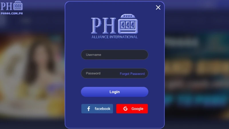 PH444 Login Form